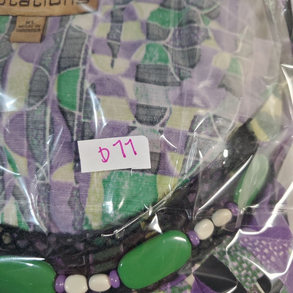 Notations Multicolor Geometric Tunic - Picture 9 of 9